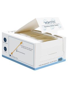 Hisopos de Algodón Biodegradables WOWOTEX 600 Unidades