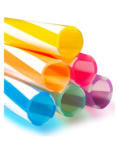 Popotes de Silicona Reutilizables HT-INTL 25.4 cm 12 Pcs