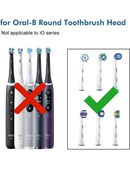 Paquete de 6 tapas de cepillo de dientes Nincha para Oral-B