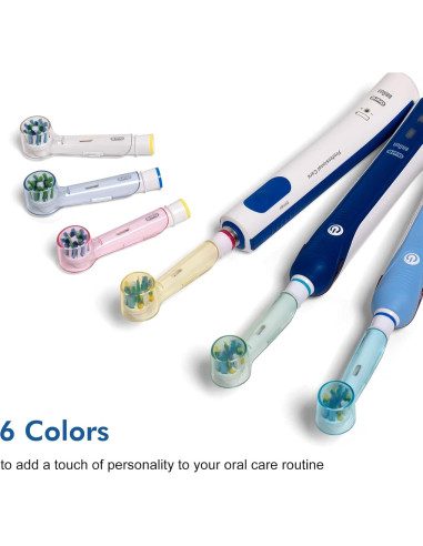 Paquete de 6 tapas de cepillo de dientes Nincha para Oral-B