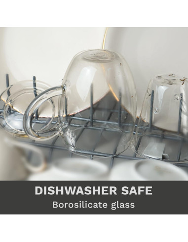 Vaso de Té Creano 400ml con Infusor y Tapa - Apto Microondas