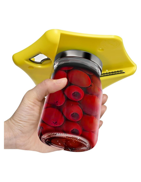 Abrelatas Bajo Mueble Encheaune RX003 Amarillo 2 en 1