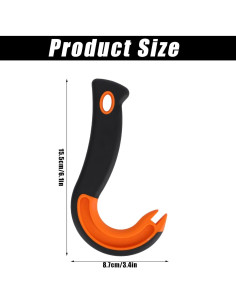 Abre Latas de Anilla BOXOB Naranja Ergonomico Antideslizante 2