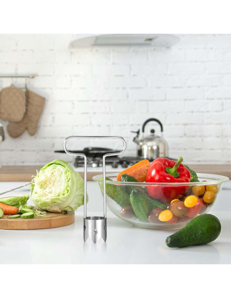 Descorazonador de Pimientos Rojos Lyreh Acero Inoxidable 16x9.5cm