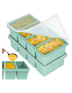 Bandejas de congelador de silicona CyhHave 2 unidades 250ml