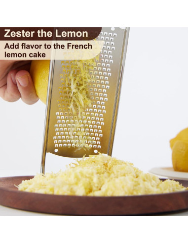 Rallador de Acero Inoxidable Anddgrous con Mango Antideslizante