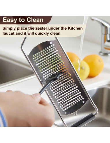 Rallador de Acero Inoxidable Anddgrous con Mango Antideslizante