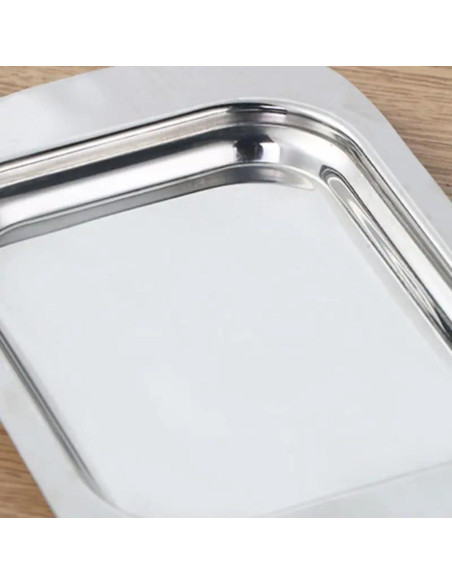 Plato para Mantequilla Leadigol con Tapa y 2 Espátulas 18.6x12cm