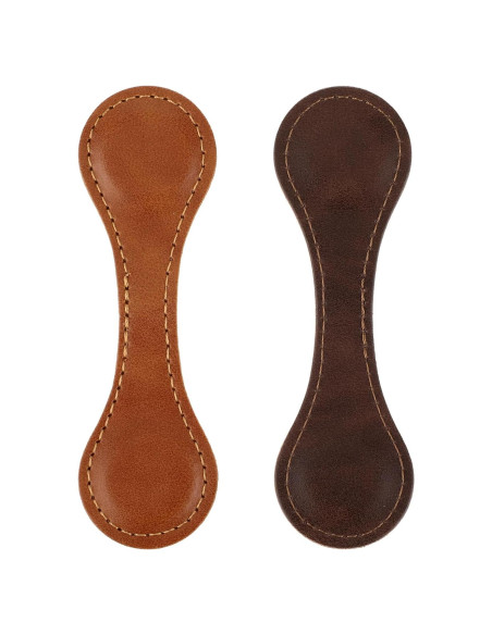 Marcador de Página de Cuero Magnético Dimeho Vintage 2 Pcs