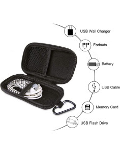 Funda Dura EVA Hootek para Reproductores MP3 y Accesorios 2