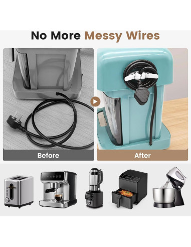 Organizador de Cables para Electrodomésticos SZJX - 4 Paquetes