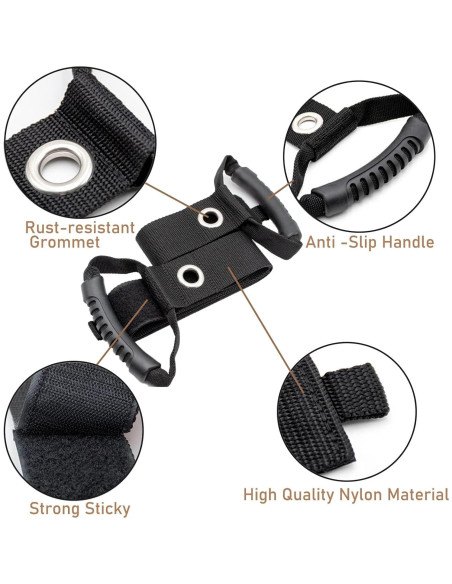 Soporte para Cables Swingers 71 cm Nylon 6 Piezas Resistente