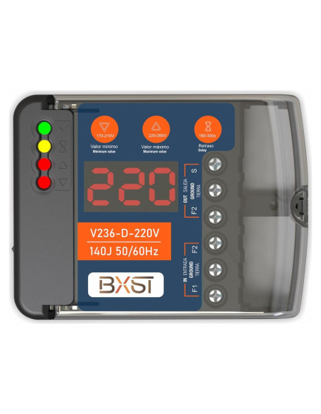 Protector de Sobretensión BXST 220V 30A 6600W con Pantalla LED