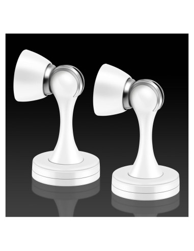 Paradas de Puerta Magnéticas KOLAKO Blancas 2 Paquete Acero Inoxidable