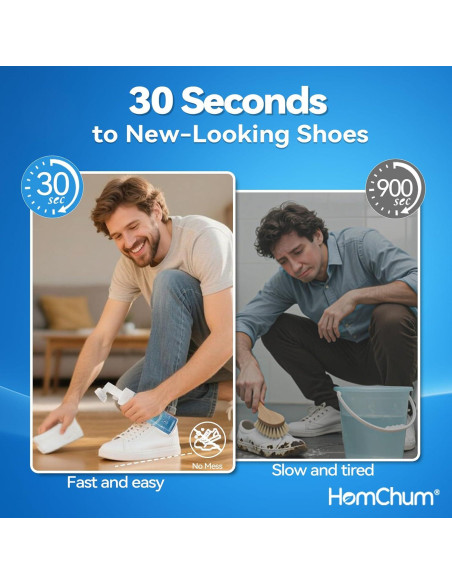 Kit de Limpieza de Zapatillas HomChum Espuma Sin Agua