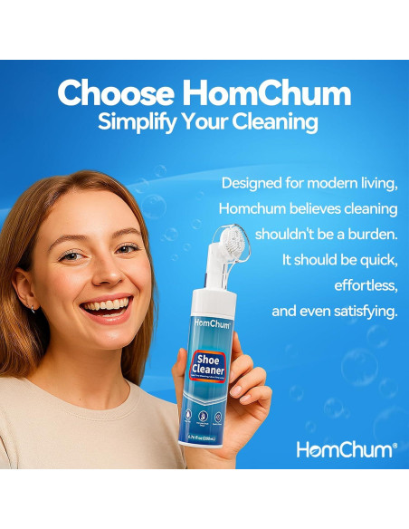Kit de Limpieza de Zapatillas HomChum Espuma Sin Agua