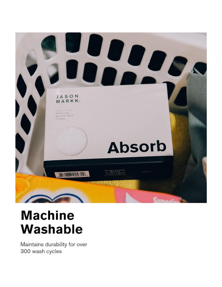 Toalla de Microfibra Jason Markk 30x30 cm, Lavable y Absorbente