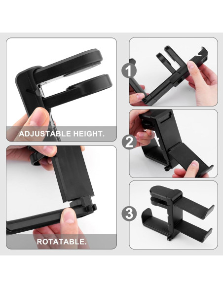 Soporte 3 en 1 para Auriculares y Controladores Bysimilai - Negro