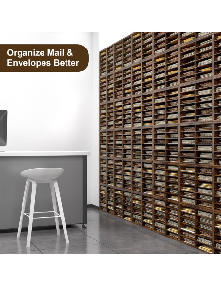 Organizador de Literatura Alpeir 12 Compartimentos Madera