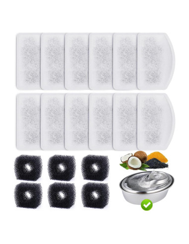 Paquete de 12 filtros de reemplazo ZEKIRY para fuente D60 3L