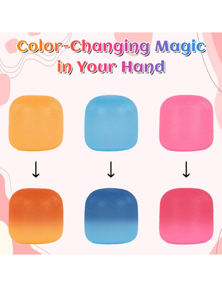 Paquete de 3 Juguetes Sensoriales Antiestrés WISYME - Pelotas Fidget