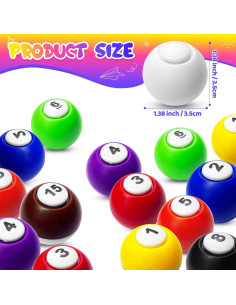 Paquete de 16 Spinners Pelotas de Billar Lerifer - Alivio Estrés 2
