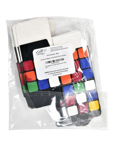 Cajas de Favor de Fiesta Cubo Mágico Regalo Boutique 24 Pcs