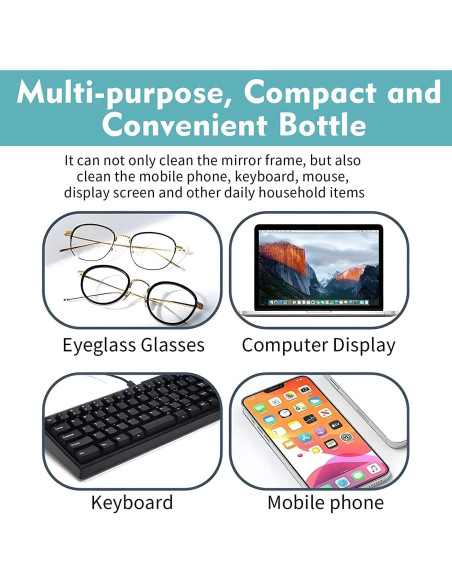 Spray Limpiador de Lentes 100ml - Removedor de Rayones Gafas
