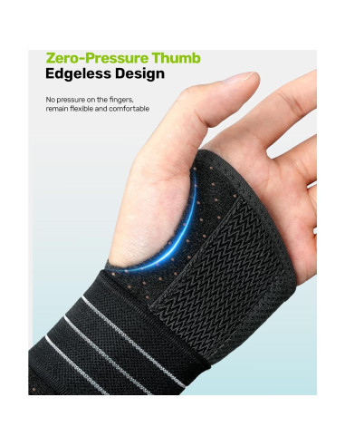 Férula para Túnel Carpiano Rakiie Mediana Mano Derecha Gris