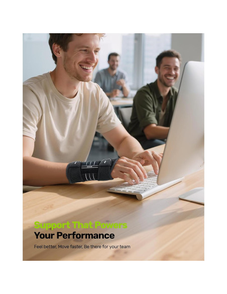 Férula para Túnel Carpiano Rakiie Mediana Mano Derecha Gris