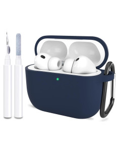 Funda de Silicona ATUAT para AirPods Pro 3 - Azul Medianoche