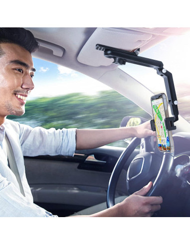 Soporte para Teléfono de Visera Solar XEFINAL 360 Plegable