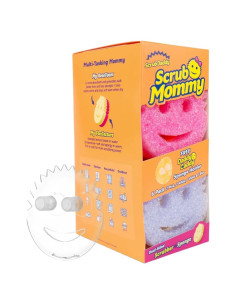 Esponjas de Cocina Scrub Daddy 6ct + Soporte Daddy Caddy