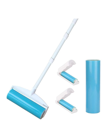 Rodillo de Pelusa Reutilizable NUOBUT 20.32 cm con 3 Mangos