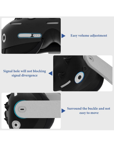 Funda Protectora de Silicona Geekria para Auriculares VR Meta Quest 3