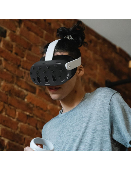 Funda Protectora de Silicona Geekria para Auriculares VR Meta Quest 3