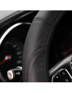 Funda de Volante Zpana de Cuero Antideslizante 37-38 cm Negro 2