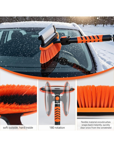 Cepillo de Nieve y Raspador de Hielo SIOKIUU CY-0122 110 cm