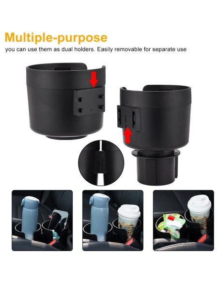 Expansor Soporte para Tazas Duales JSCARLIFE Ajustable 2 en 1
