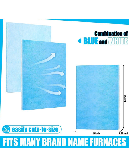 Filtros de Aire Reutilizables Frienda 6 Pcs 63.5 x 40.6 cm