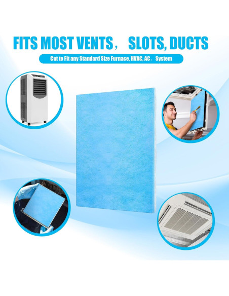 Filtros de Aire Reutilizables Frienda 6 Pcs 63.5 x 40.6 cm