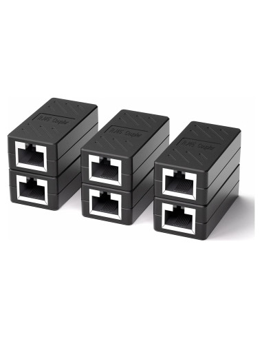 Acoplador Ethernet RJ45 Hembra a Hembra ILIWIWY 6 Piezas
