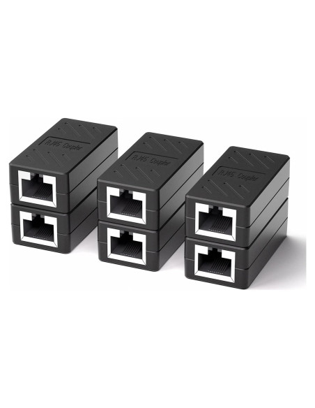 Acoplador Ethernet RJ45 Hembra a Hembra ILIWIWY 6 Piezas