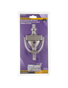 Agujero de puerta con visor Hillman 7" Níquel Satinado 160