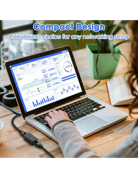 Acoplador Ethernet RJ45 Hembra a Hembra ILIWIWY 6 Piezas