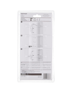 Agujero de puerta con visor Hillman 7" Níquel Satinado 160 2