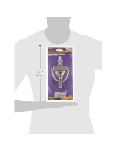 Agujero de puerta con visor Hillman 7" Níquel Satinado 160