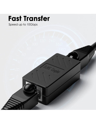 Acoplador Ethernet RJ45 Hembra a Hembra ILIWIWY 6 Piezas