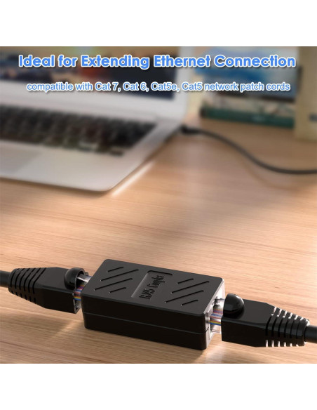 Acoplador Ethernet RJ45 Hembra a Hembra ILIWIWY 6 Piezas