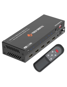 Conmutador HDMI 8K 4 en 1 J-Tech Digital JTECH-8KSW41AE